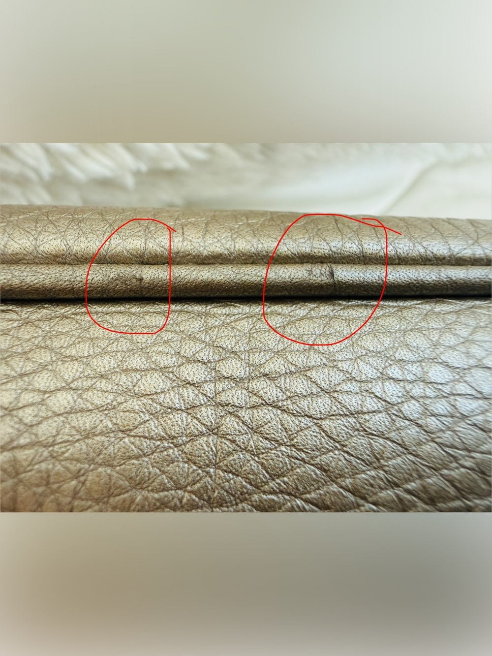Gucci Soho Disco Small Leather Crossbody Bag Metallic Beige/Champagne Gold DustB - Picture 12 of 17